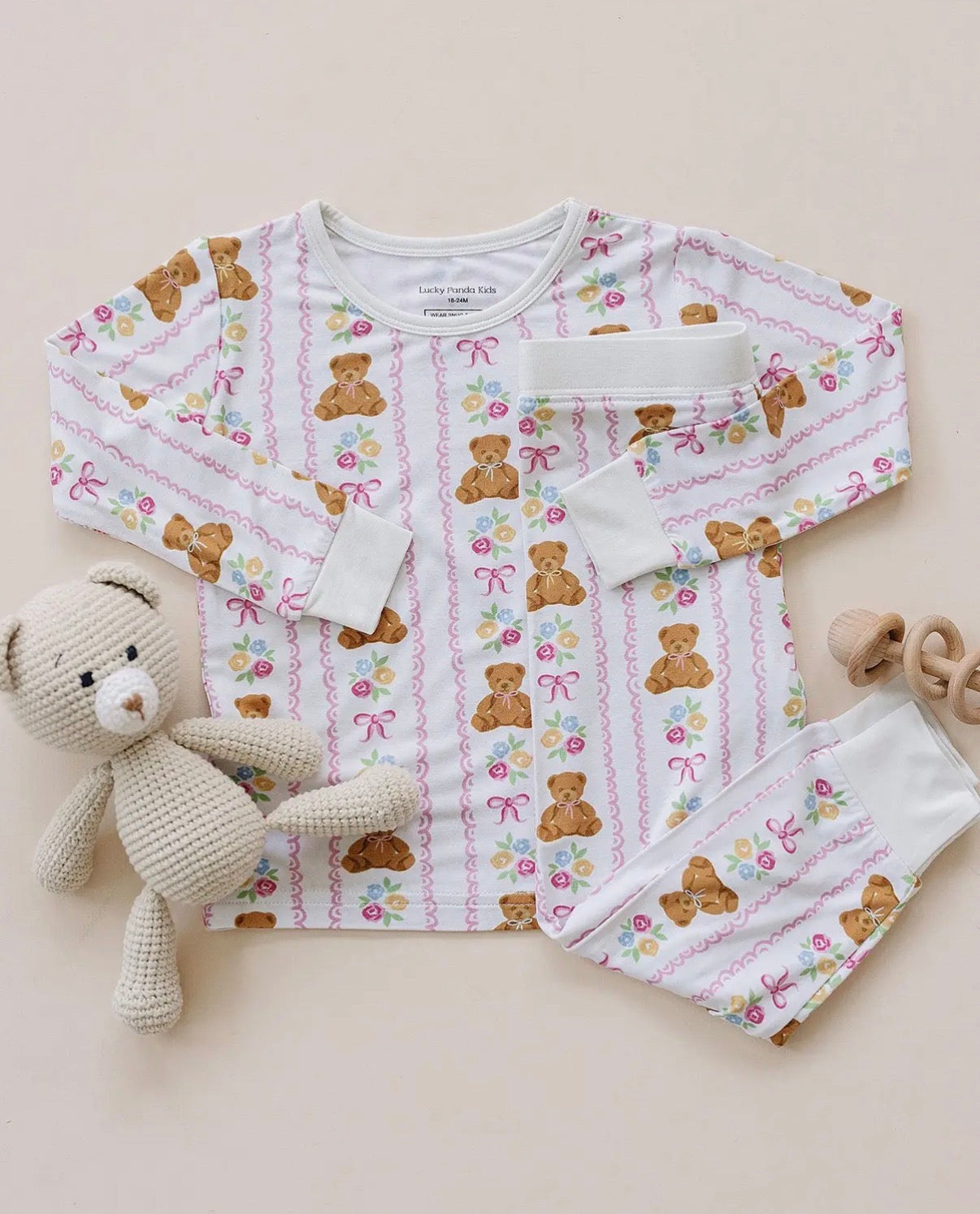 Sweetheart Teddy Two Piece Set