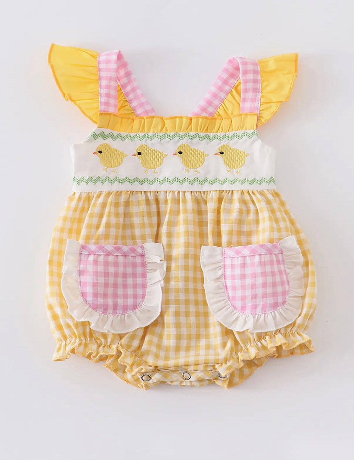 Little Chick Smocked Bubble